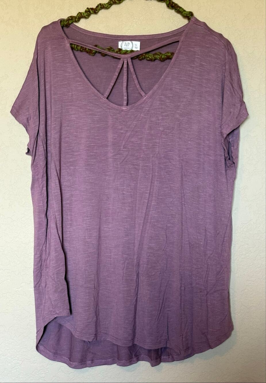 24/7 maurices purple top